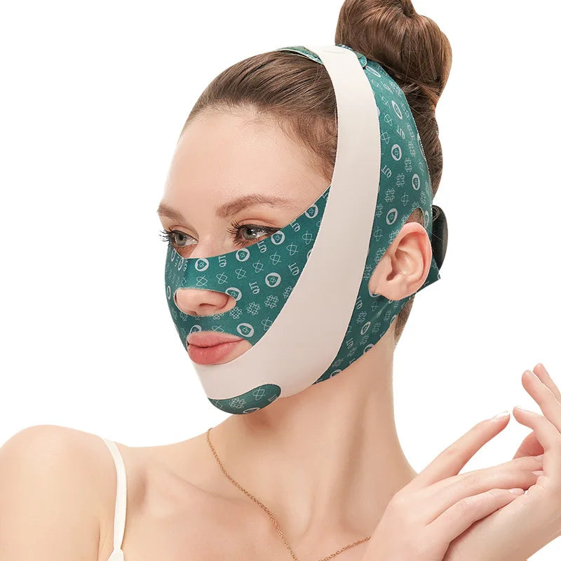 Adjustable V Face Bandage Lift Up Belt Reduce Double Chin Sculpting Qme