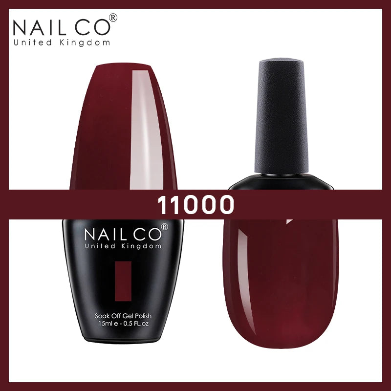 NAILCO Nude Nails Gel Nail Polish UV LED Semi-permant Varnish Hybrid