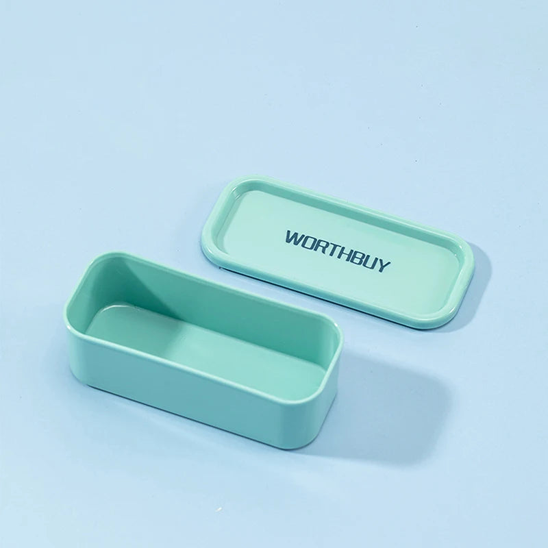 Portable Travel Box Cotton Swab Holder Case Detal Floss Jewelry Qme Blue