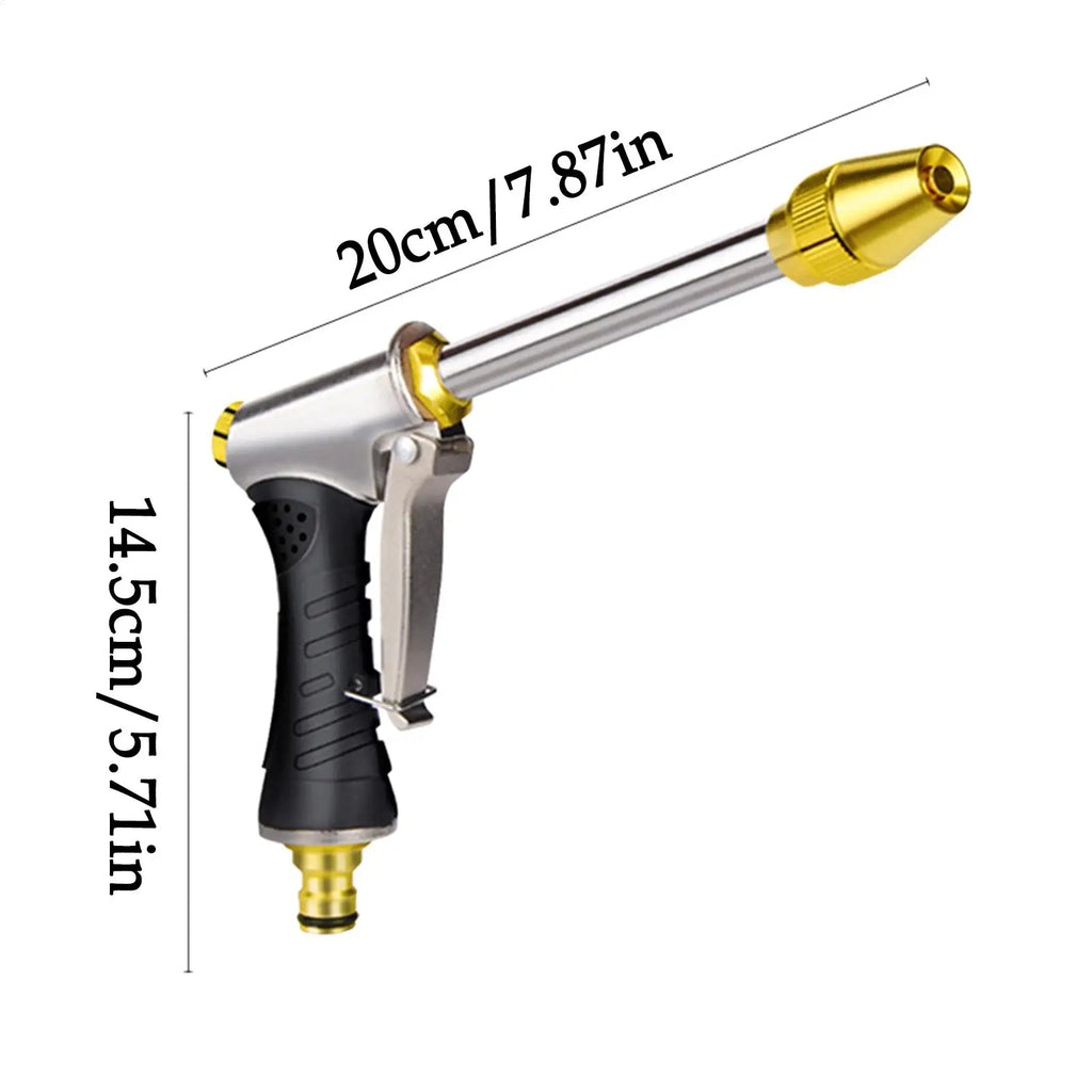 Spray Nozzles Garden Hose Heavy Duty 4 Adjustable Patterns Nozzle Qme