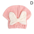 Microfiber Drying Hair Caps For Women Girls Quick Dry Hair Towel Turban Hat Bathing Soft Hair Towel Wrap With Cute Butterfly Bow Qme Pink China