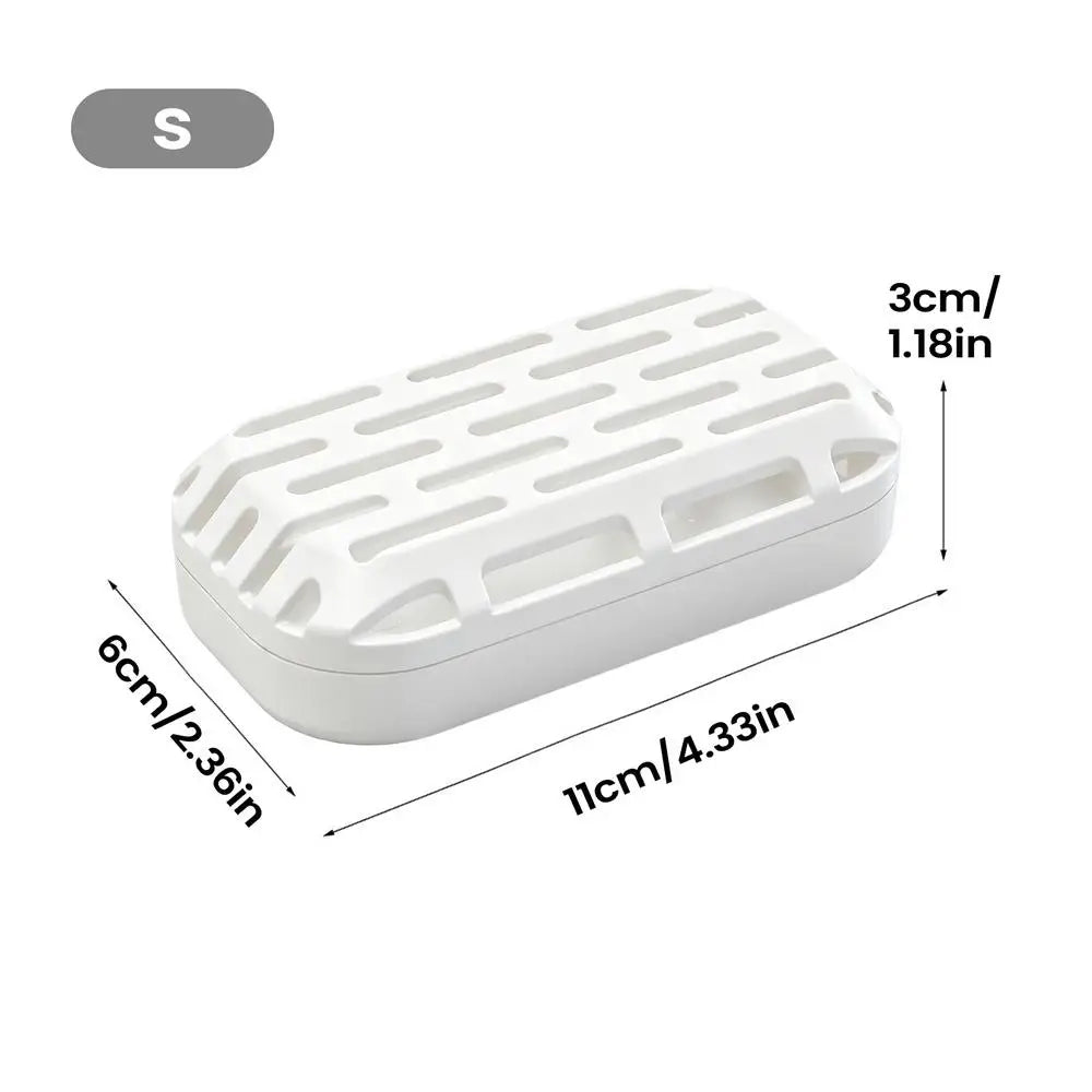 Turtle Poop Catcher Box Suction Cup Reptile Pet Accessories Aquarium Turtle Poop Box for Living Room Hotel Restaurant Apartment Qme White S
