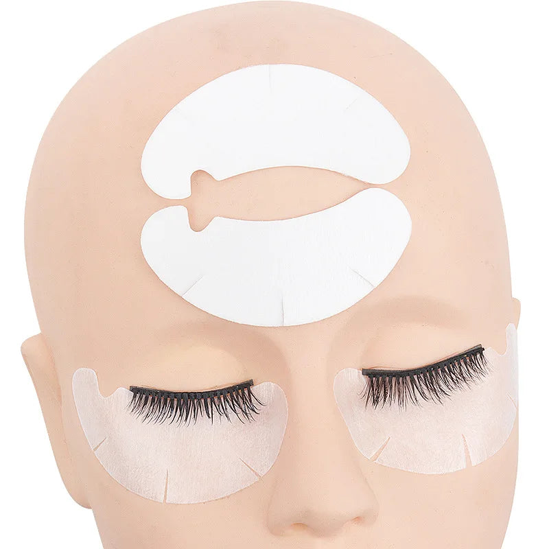 50 Pairs Patches Building Hydrogel Eyepads Eyelash Extension Paper Qme