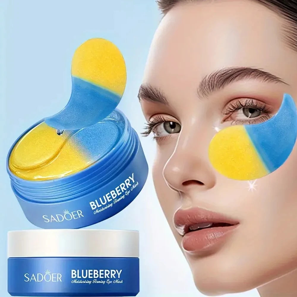 Blueberries Tighten Eye Masks Moisturize Lock Water Gentle Non Qme