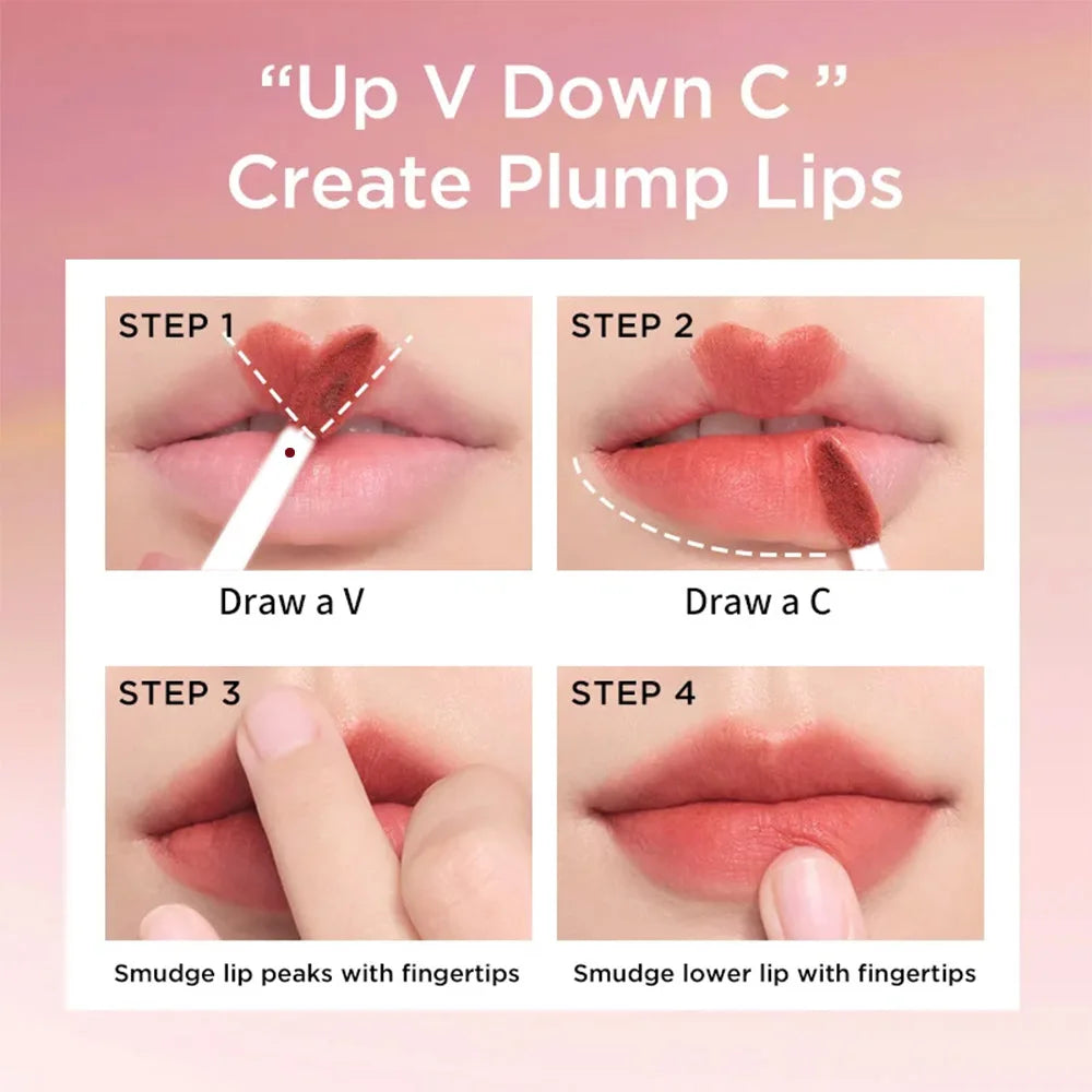 VERONNI Houndstooth Lip Mud Three-pack Matte Cheek Dual-use Blush Qme
