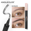 4-Sided Angle Brush Tip Wild Eyebrow Painting Liquid Ash Tea Brown 3D Dye Dip Eyebrow Enhancers Tinted Hairline Modification Qme 04 BLACK