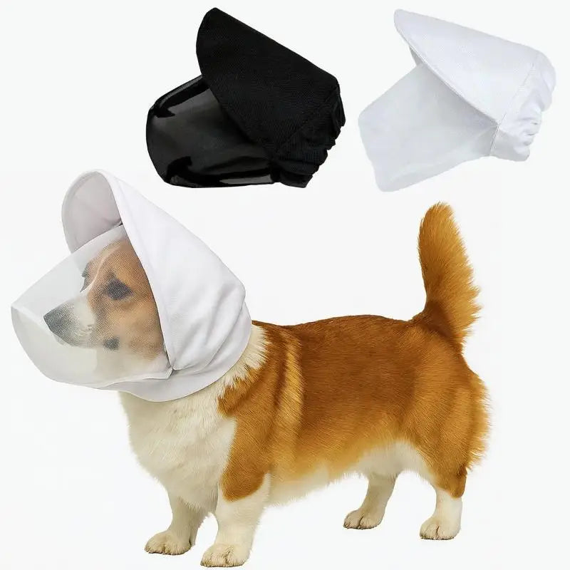 Anti Mosquito Bite Headgear Dog Eating Face Mask Pet Soft Mouth Cover Qme