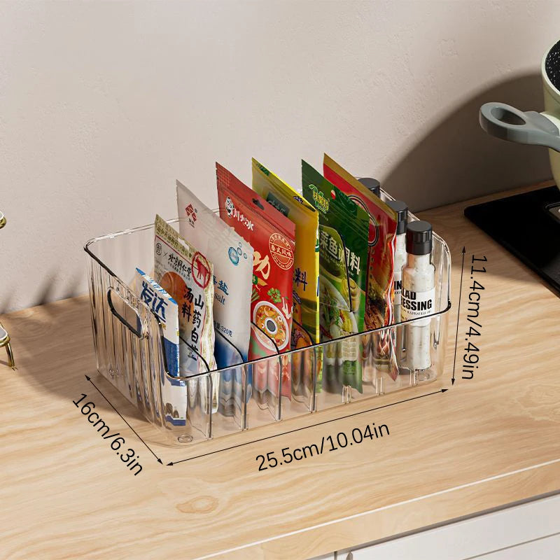 Bin Seasoning Bags Storage Boxesplastic Food Organizer Tapes Books Qme