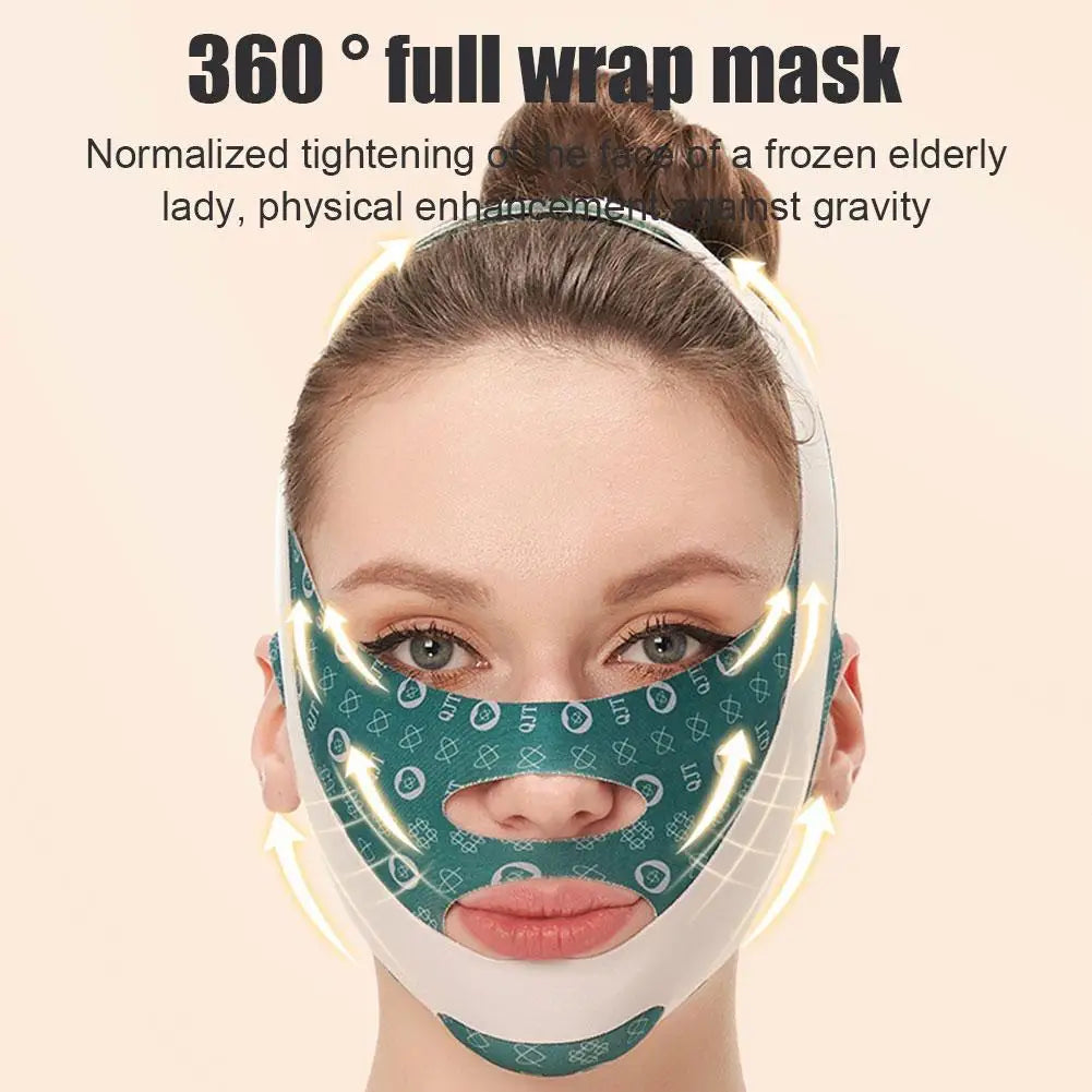 Adjustable V Face Bandage Lift Up Belt Reduce Double Chin Sculpting Qme
