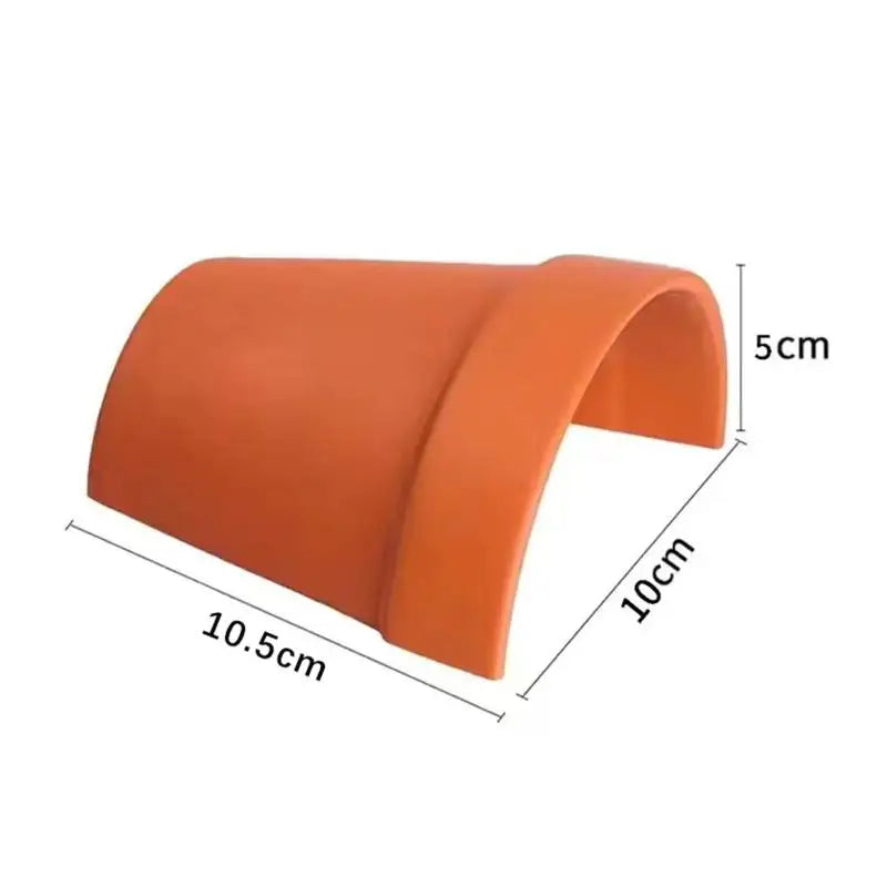 Practical Decorative Fish Shrimp House Breathable Red Fish Spawning Cave Ceramics Crab Safe House Fish Tank Qme 10CM