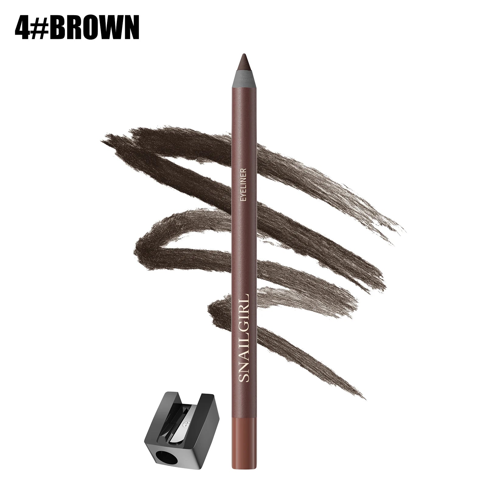 1Pc Eyebrow Pencils - Waterproof,Long-Lasting,Black, Gray, Dark Brown, Beginner-Friendly Eyebrow Pencils Qme M301-4
