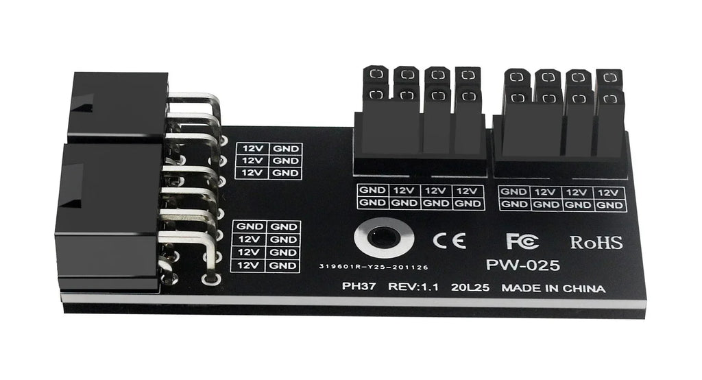8+8 Power Steering Connector, 6+8P Power Supply Adapter Board, Image Card, N Card, A Card, Power Supply Adapter, PH37A Qme