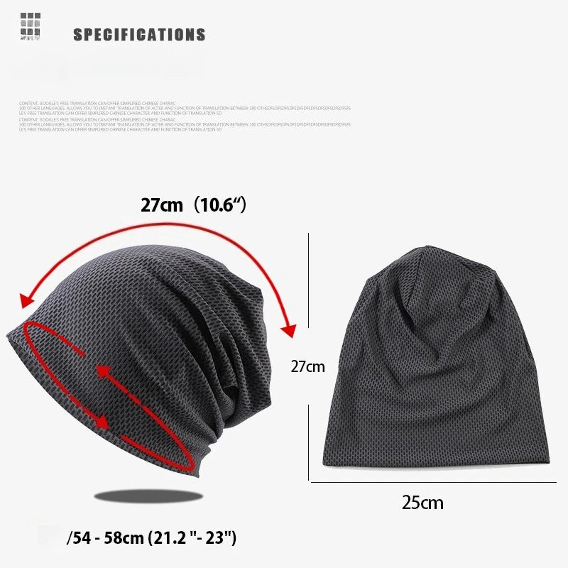 Breathable Running Headband Sweat-wicking Quick-dry Sports Head Cover Qme