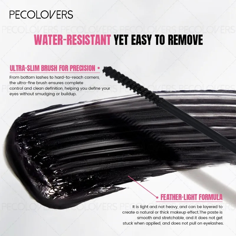 Black Mascara Creates Thick Eyelashes Waterproof Sweatproof Qme