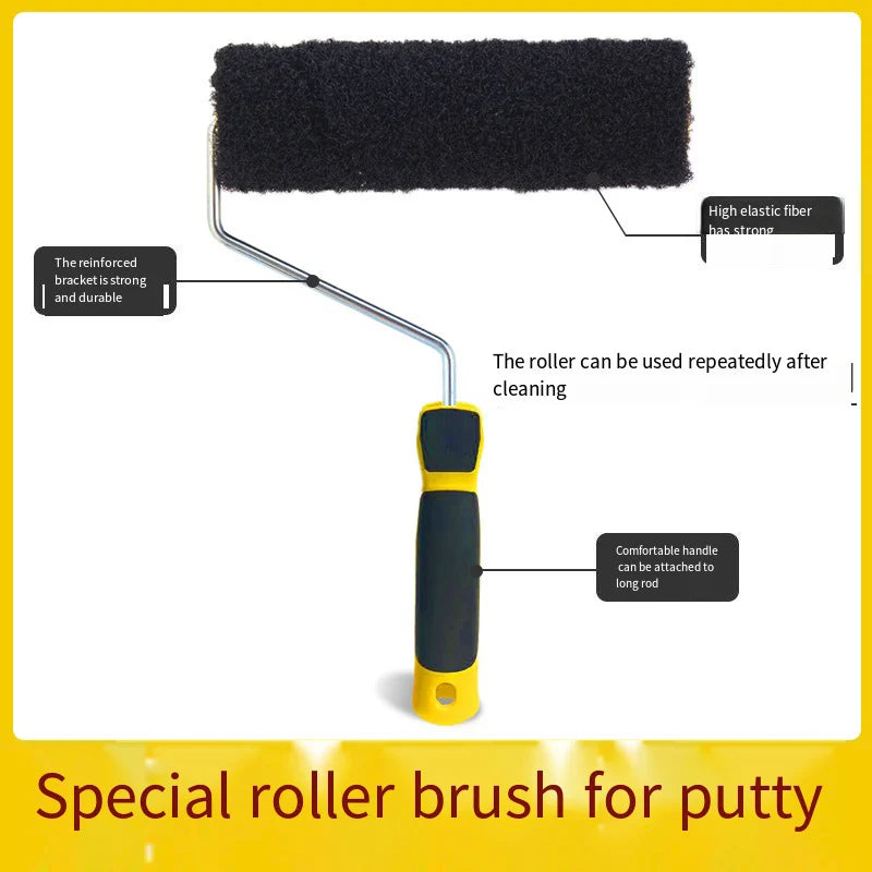 Wall Brush Putty Roller Texture Pattern Drywall Compound Smooth Qme