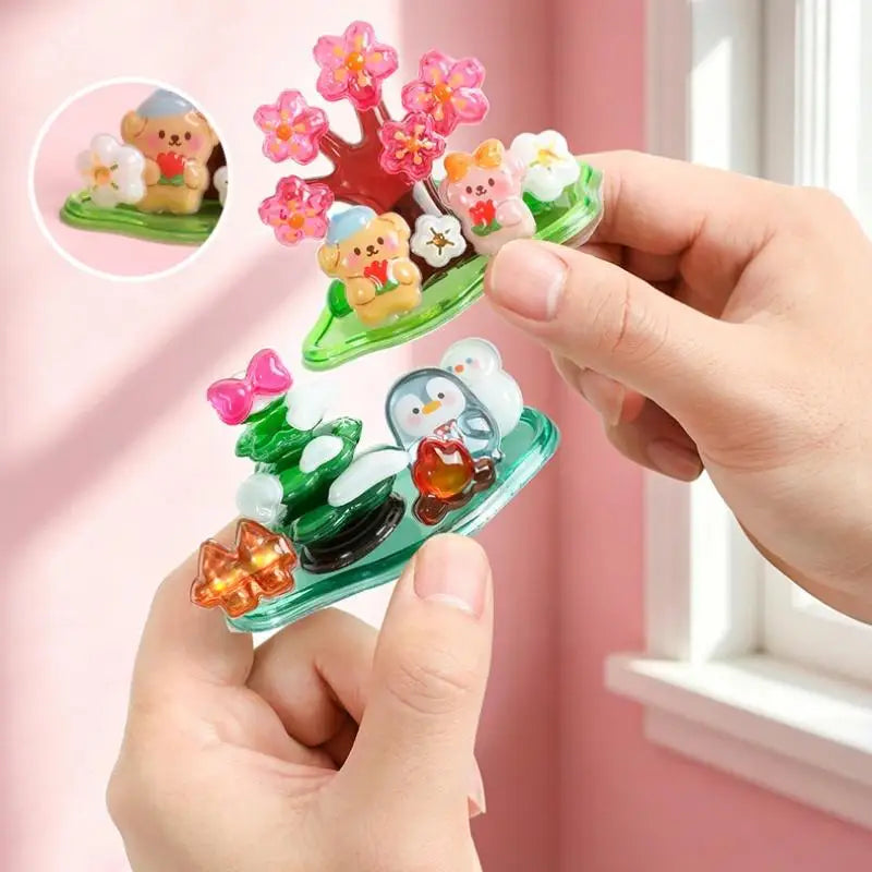 3D Stacked Crystal Stickers Animal Designs Perfect Handmade DIY Qme