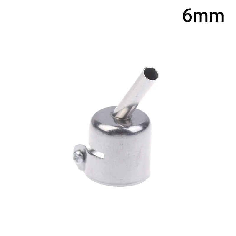 850 3/4/5/6/7/8/10/12MM Hot Air Nozzle 45 Degree Curved Angle Welding Nozzle For 850 Series Hot Air Rework Station Accessories Qme 6mm