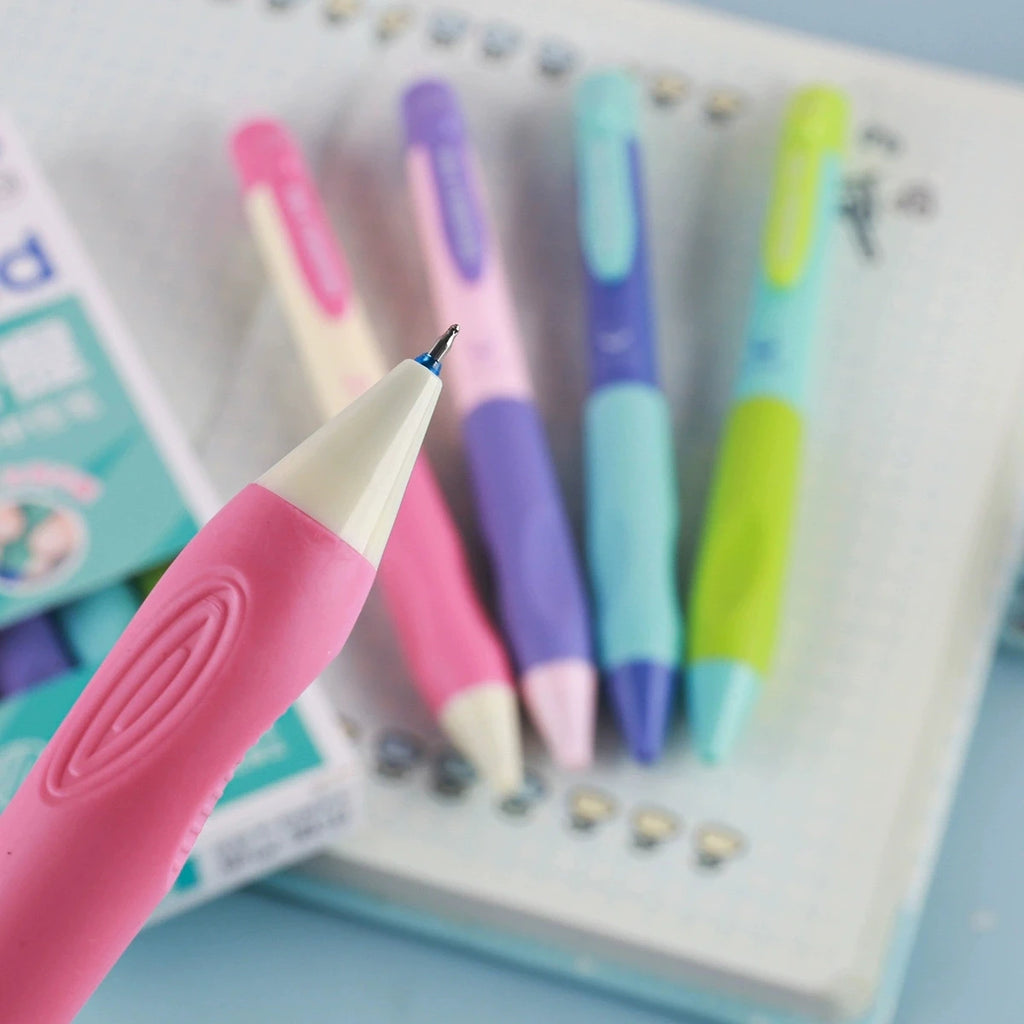 Retractable Erasable Gel Pens, Fine Point 0.5 mm, Make Mistake Disappear, Blue Ink for Note Taking and Crossword Puzzles Qme
