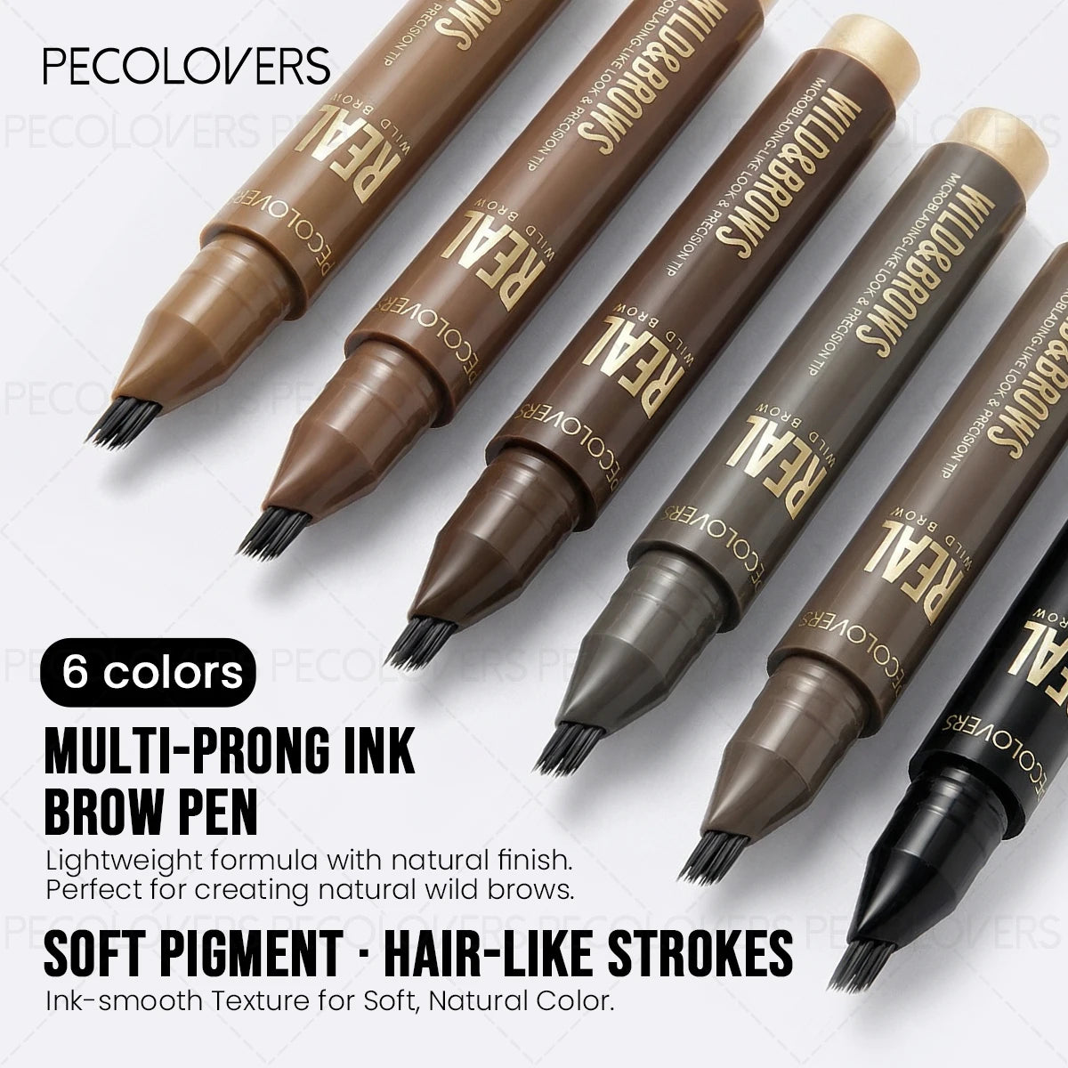 1PC Multi Fork Eyebrow Pencil, Multi-color Selection, Filling The Gap in The Eyebrow Area, with Distinct Eyebrows At Every Root Qme