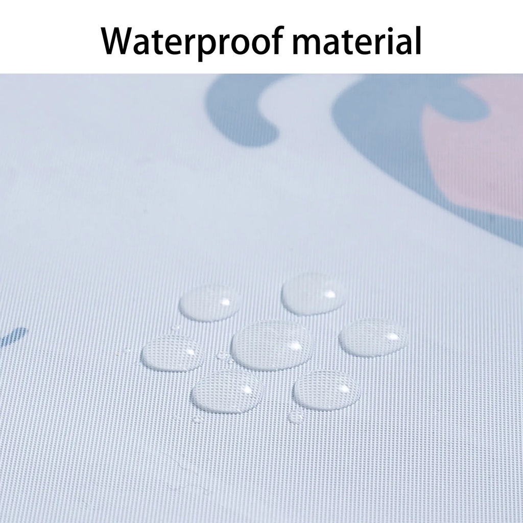 Cartoon Graphics Printed Cute Microwave Dust-proof Cover Oven Cover Hanging Bag Dust-proof Cover Microwave Protective Cover Qme
