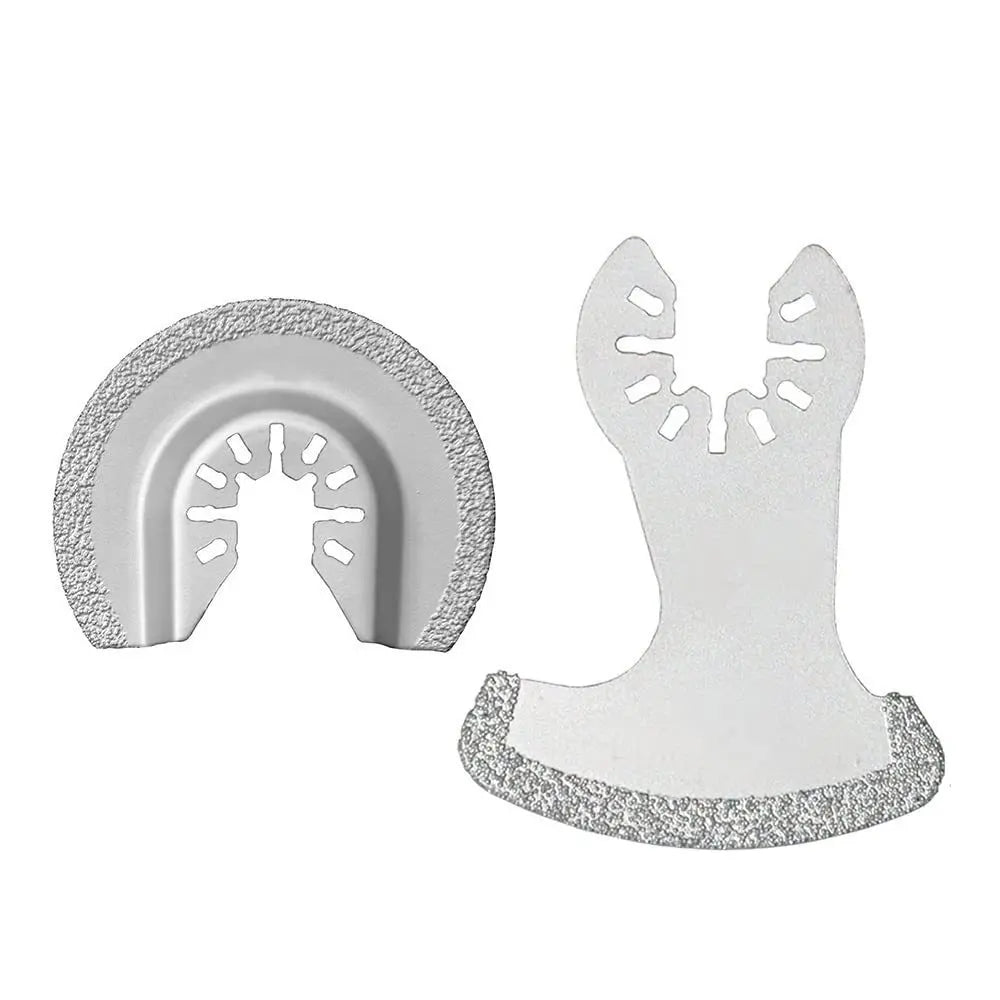1 Set Multi-functional Oscillating Saw Blades Ceramic Tile Cement Wall Slotting Polishing Saw Blade Dremel Accessories Multitool Qme 2pcs