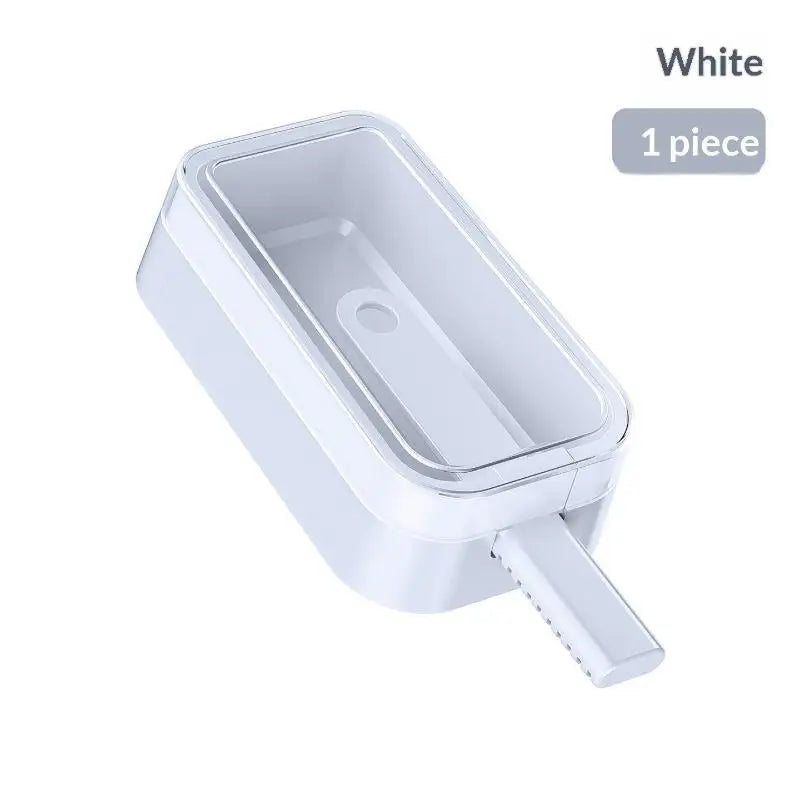 Silicone Ice Lolly Moulds Sticks Reusable Cream Forms Popsicle Mold Qme White
