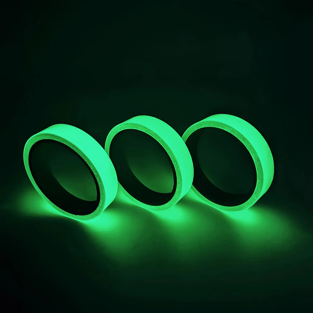 Green Luminous Tape for Stair Exit Warning Fluorescent Ground Lighting Stickers for Home And Business Use Qme