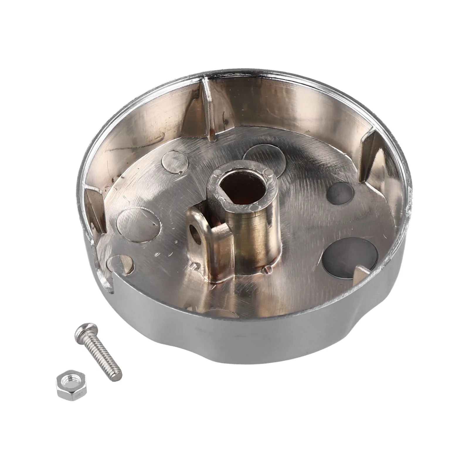 Bathtub Rotating Knob Bath Control Chrome Finish Bathroom Accessories Qme