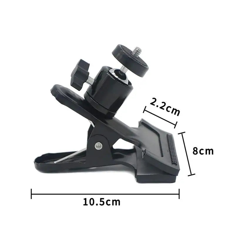 Half Metal Camera Clip Clamp Flash Holder Mount SLR Tripod Strong Qme