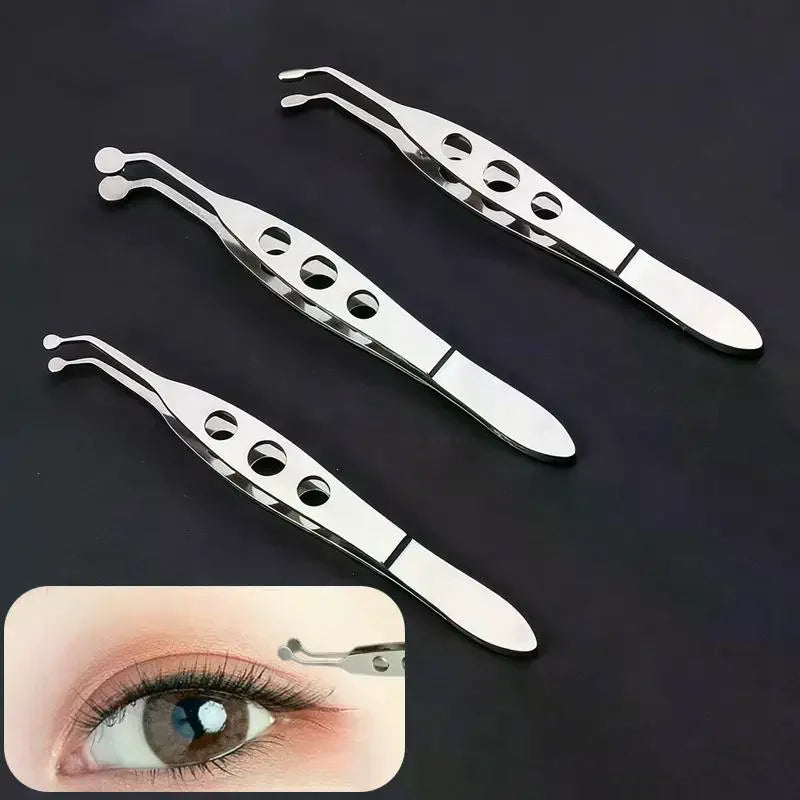 Stainless Steel Meibomian Gland Forceps Sharp Precision Eyelid Qme