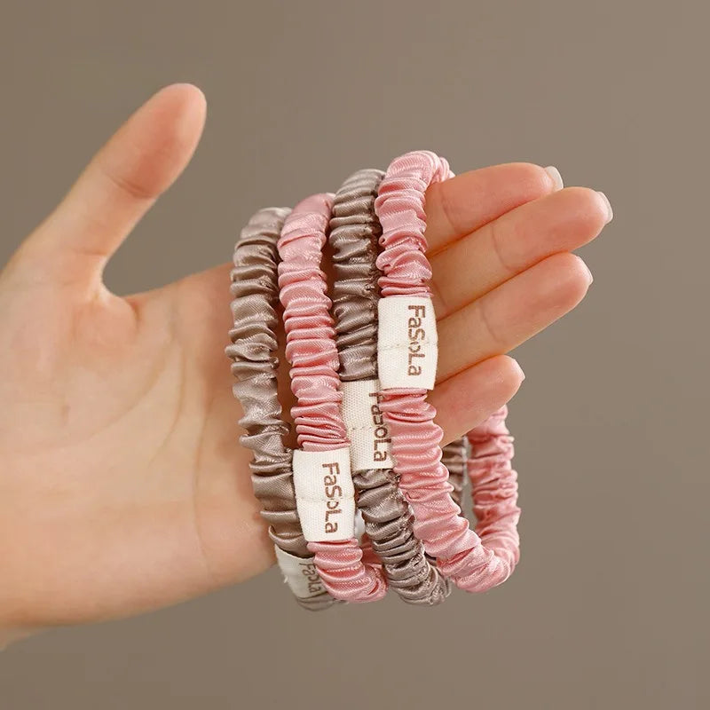 Satin Sleeve Holders Elastic Arm Band Cuff Strap Non Slip Shirt Sleeve Fixing Band Multi-use Hair Tie Water Proof Sleeve Holder Qme
