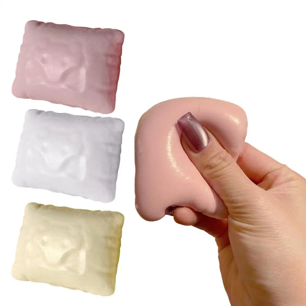 Pillow Squishy Toy Sticky Slow Rebound Fidget Sensory Stress Relief Qme