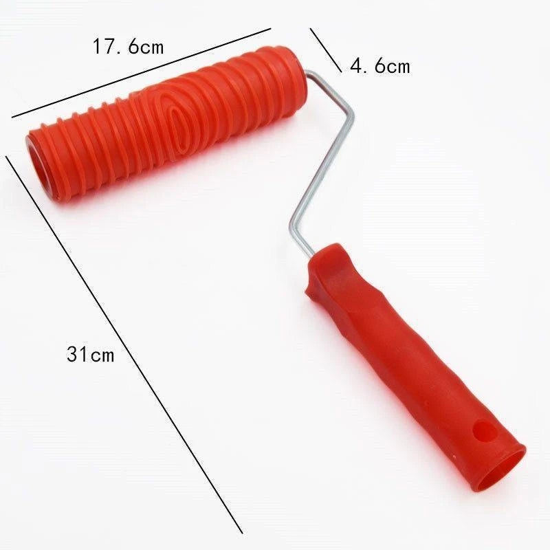 New DIY Wall Painting Machine Rubber Texture Paint Roller Furniture Imitation Wood Art Wall Painting Tools Home Decoration Qme roller