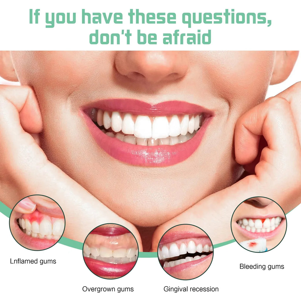 Gum Repair Drops Relieve Receding Gingival Swelling Gum Cleaning Care Oral Periodontal Hygiene Remove Yellow Remove Stain Qme