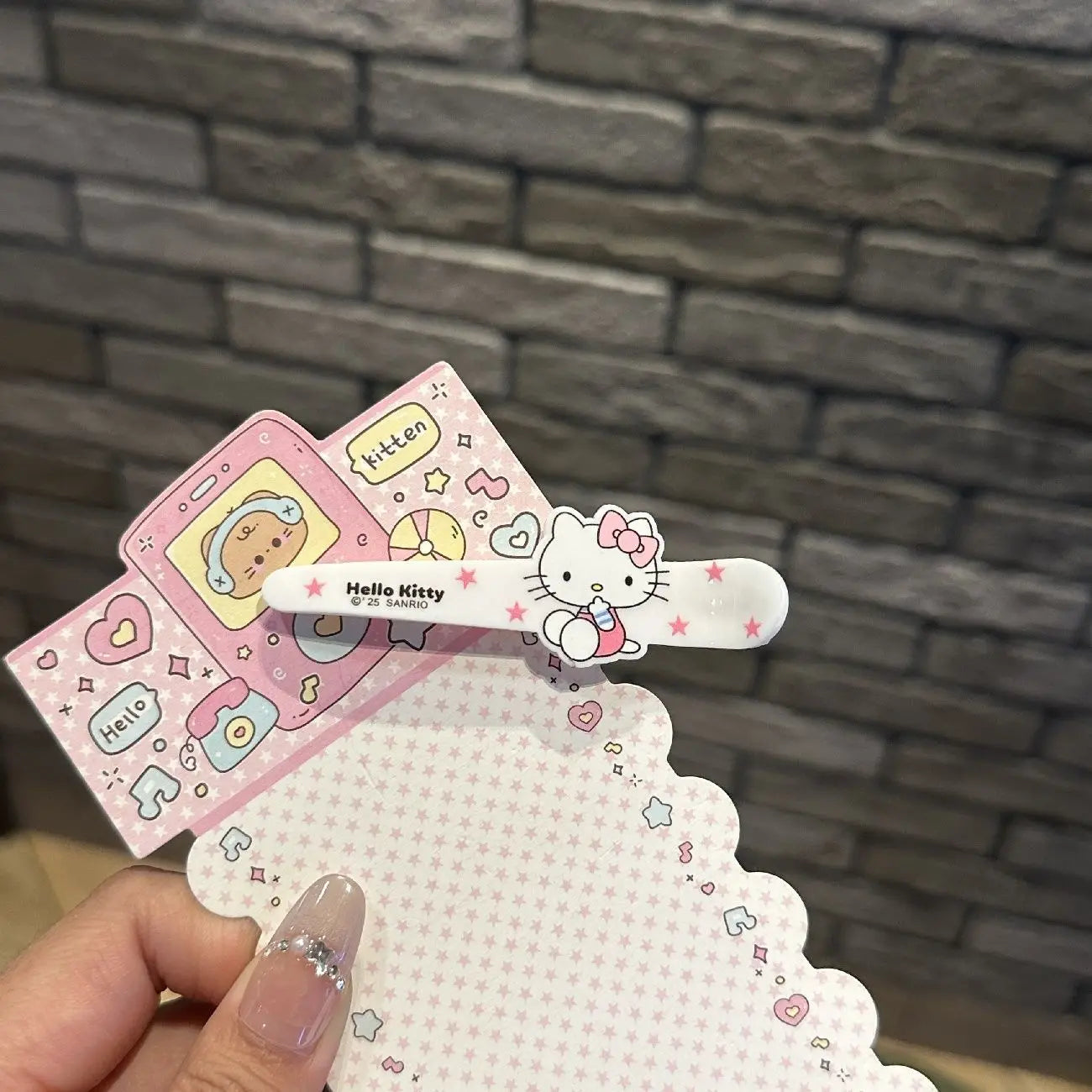 Cute Hello Kitty Duck-billed Hair Clips Student Versatile Accessories Qme 4
