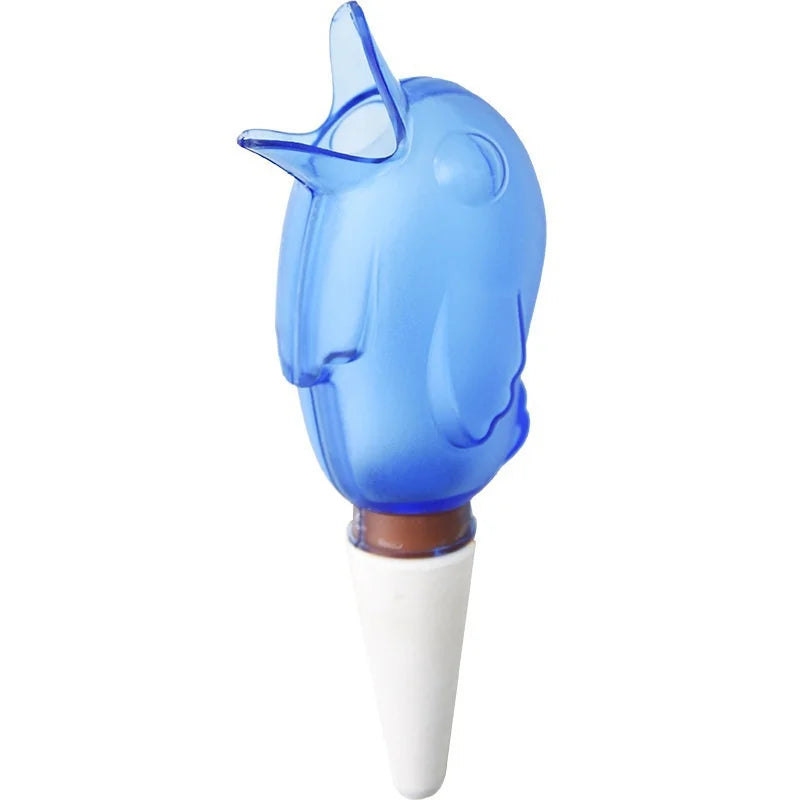 1Pcs Automatic Watering Device Lazy Self-Water Drip Irrigation Indoor Flower Plant Spike Dripper Garden Watering Tools Cute Bird Qme Blue