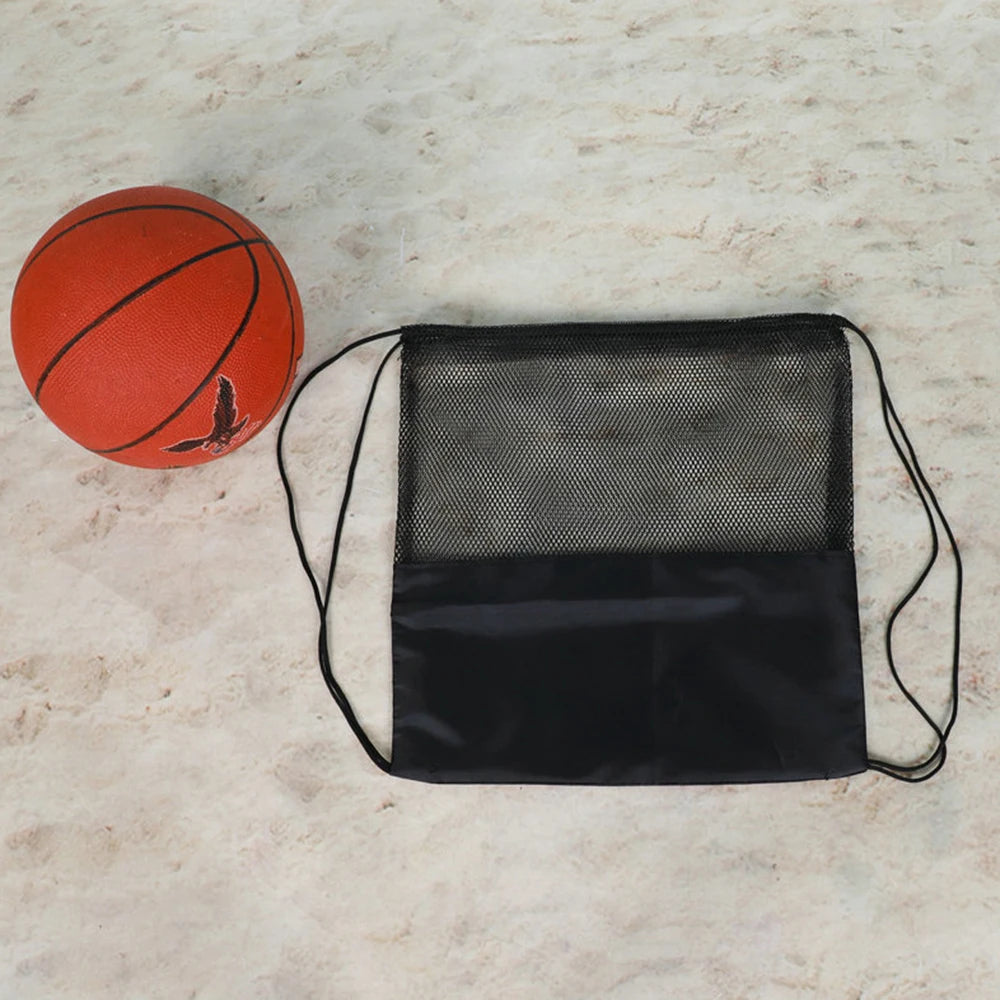 Mesh Bag Portable Football Storage Backpack Outdoor Basketball Volleyball Multifunctional Storage Bags Qme
