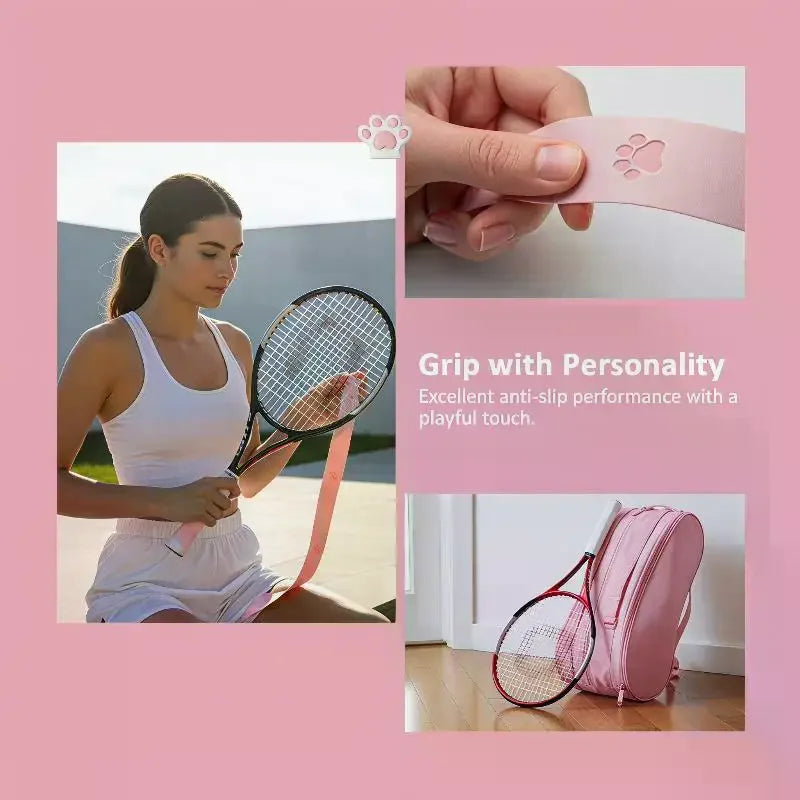 Tennis Racket Overgrip Sweat Band Absorption Grip PU Badminton Handle Qme