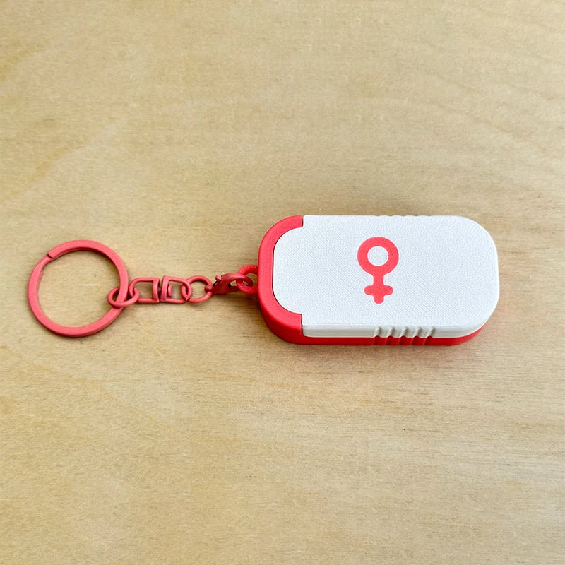 Portable Travel Daily Medication Management Mini Sliding Pill Box Qme