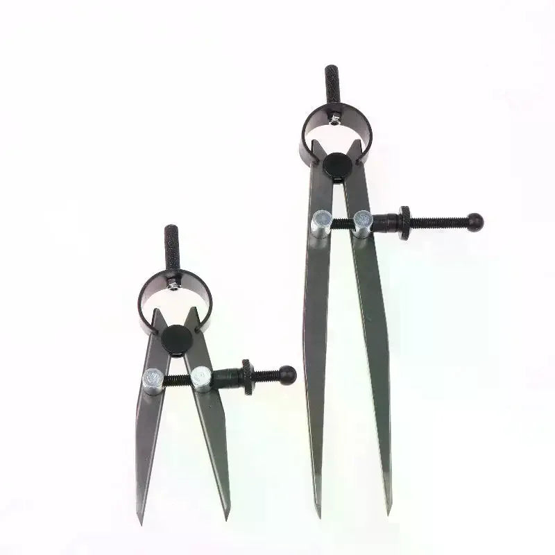 Adjustable Compasses Gauges Leathercraft Line Marking Gauge Wing Divider Rotating Scratch Gauge Handcraft Leather Tool Qme