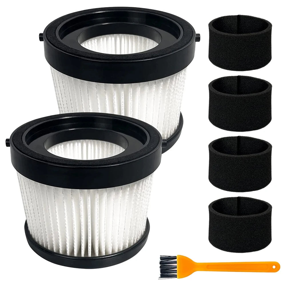 2/4pcs Filter Foam Sleeve Filters Brush For DEWALT DCV5011H DCV501HB Series Cordless Handheld Vacuum Cleaner Qme 2 Pack
