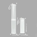 1PCS Transparent ABS telescopic pen holder, art painting brush pencil holder, suitable for outdoor sketching brush storage Qme 1pcs