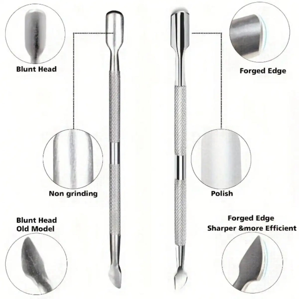 Professional Stainless Steel Cuticle Scissors Hypoallergenic Qme Silver clamp push