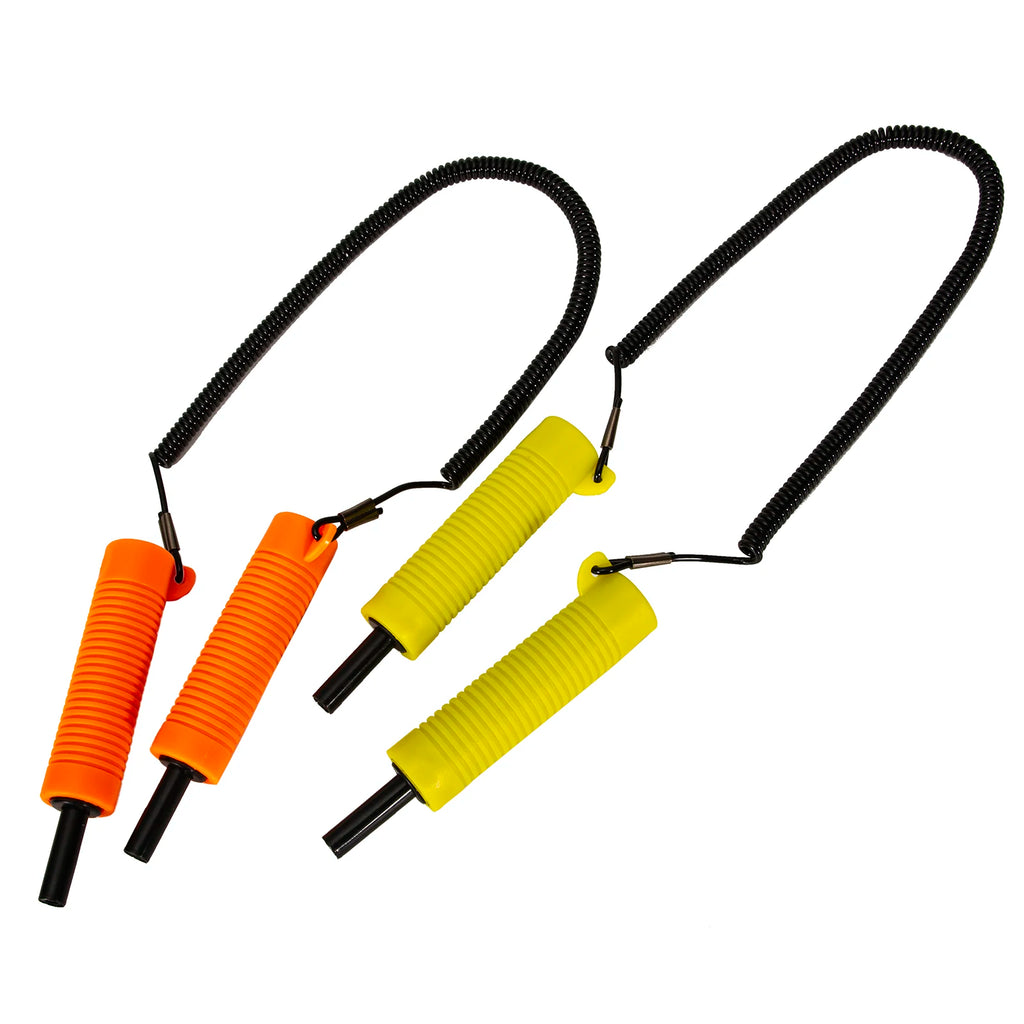 Fishing Ice Auger Retractable Ice Drill with Whistle Protection Set Safe Reliable Long Stretch Rope for Skating Ice Fishing Qme