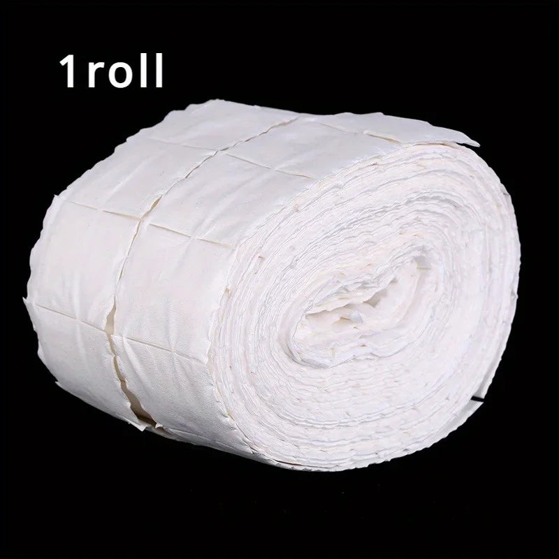 Nail Art Wipe Paper Towel - Disposable, Formaldehyde-Free Nail Remover Gel Cleaning Sheets, Single Use Manicure Tool Accessory Qme
