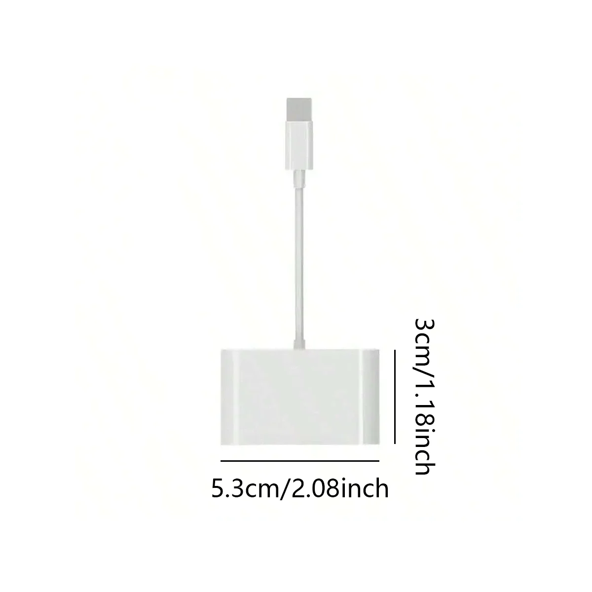 3-in-1 Multifunctional Type-c Card Reader Suitable Computer Mobile Qme