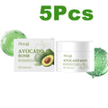 Avocado Eye Cream Fades Fine Lines & Wrinkles Firming Smoothing Eye Area Anti Puffiness Dark Circle Corrector for Youthful Eyes Qme 5 x 30g Boxed