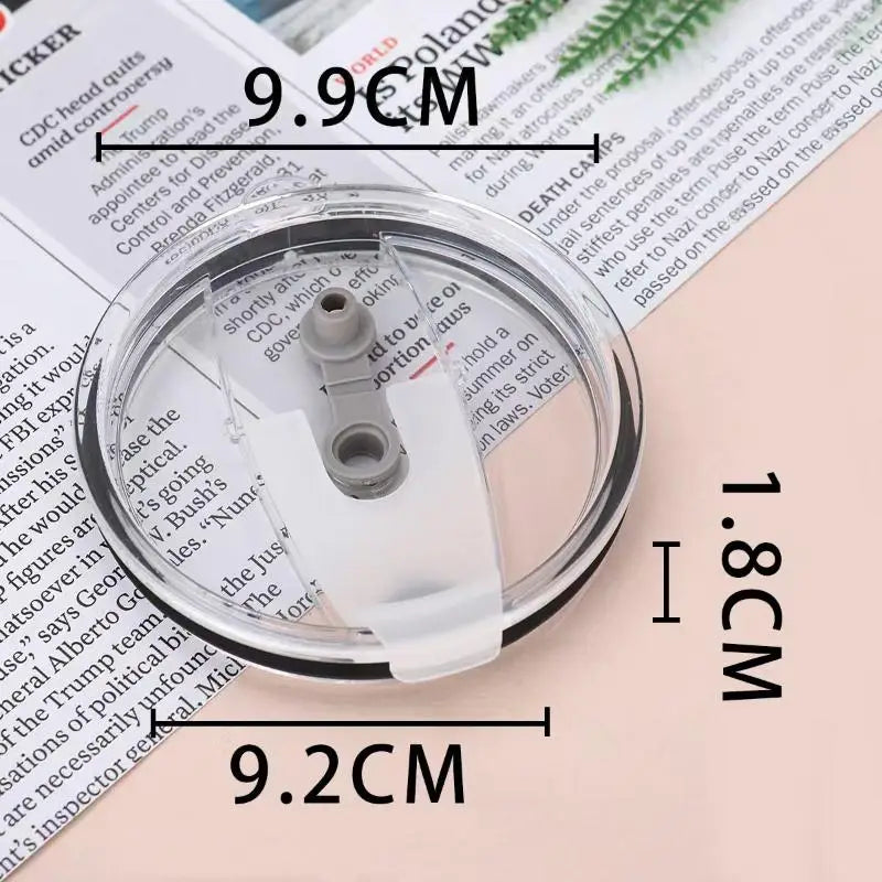 Plastic Lids Sealing Bottle Cover Splash Spill Proof Plan Cup Car Qme 30oz