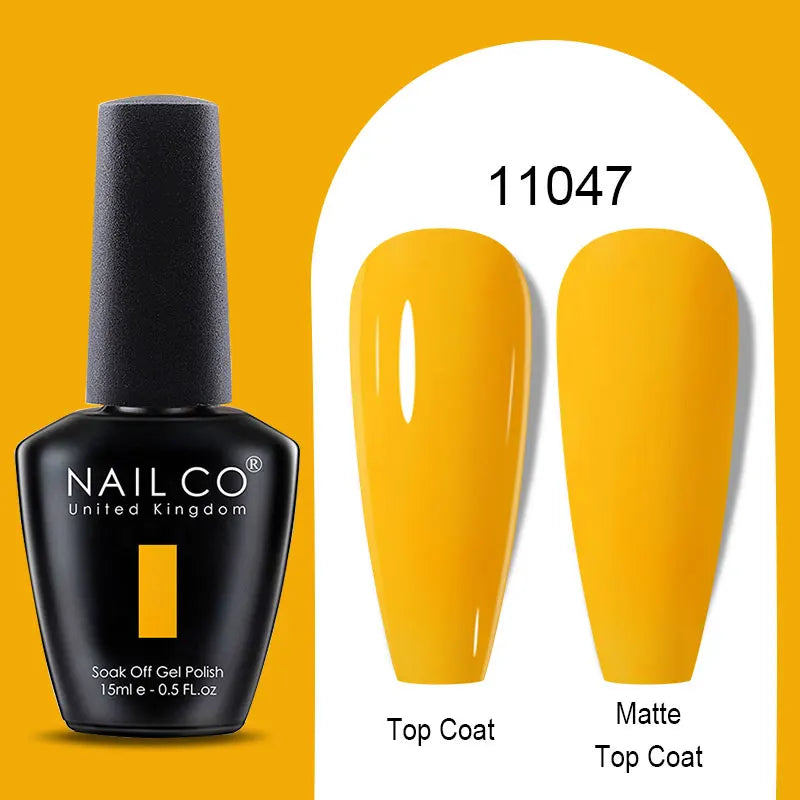 NAILCO Winter Red Gel Nail Polish Semi Permanent Soak Off Varnishes