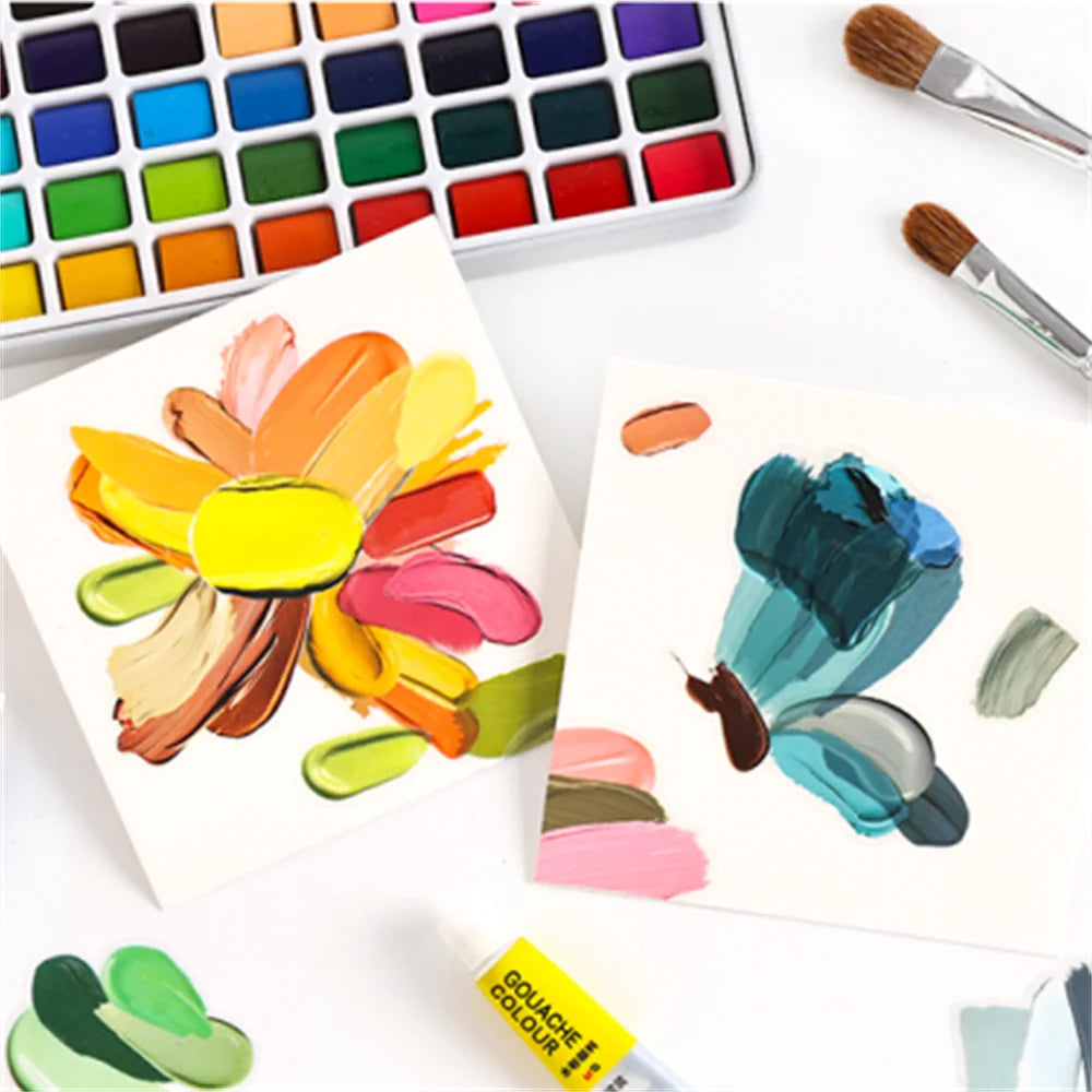 6/12 Rolls Watercolor Art PET Tape Set Basic Decorative Adhesive Tape Journal Supplies Stationery Scrapbooking Masking Tapes Qme